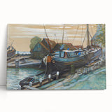 Abstract Modern Art: Drydock Serenity by Piet Mondrian