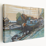 Abstract Modern Art: Drydock Serenity by Piet Mondrian