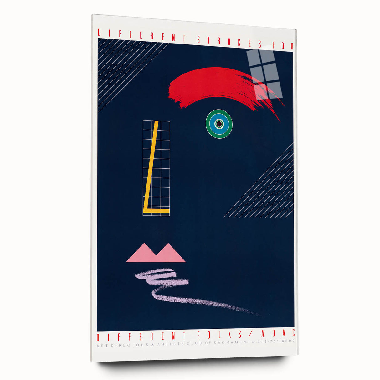 Abstract Modern Art Print - Bold Colors and Geometric Minimalist Design