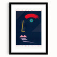 Abstract Modern Art Print - Bold Colors and Geometric Minimalist Design