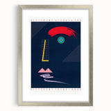 Abstract Modern Art Print - Bold Colors and Geometric Minimalist Design
