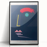 Abstract Modern Art Print - Bold Colors and Geometric Minimalist Design