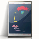 Abstract Modern Art Print - Bold Colors and Geometric Minimalist Design