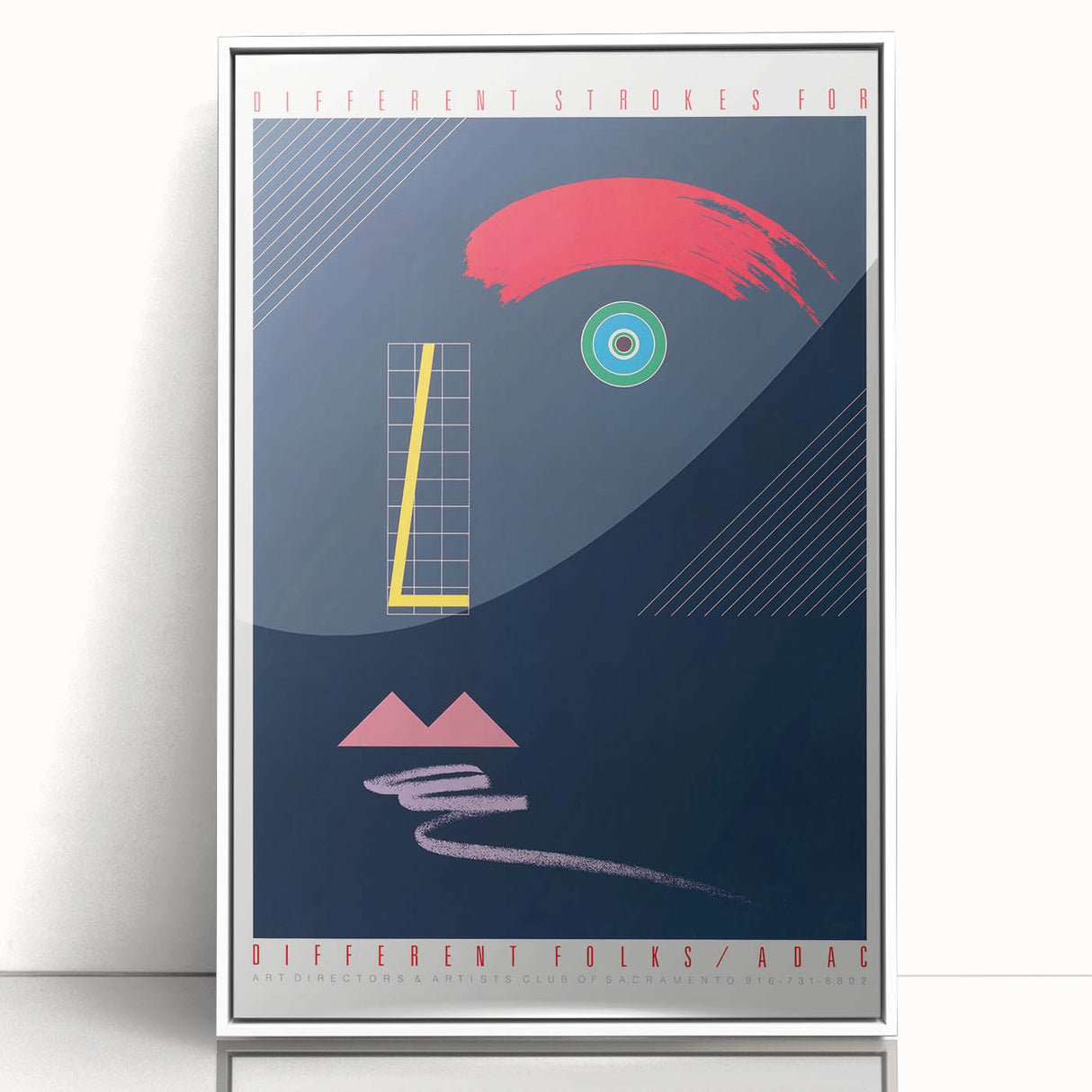 Abstract Modern Art Print - Bold Colors and Geometric Minimalist Design