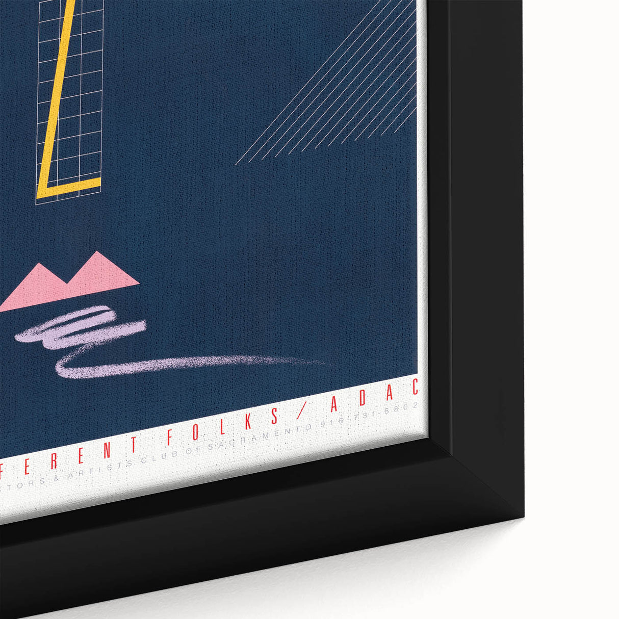 Abstract Modern Art Print - Bold Colors and Geometric Minimalist Design
