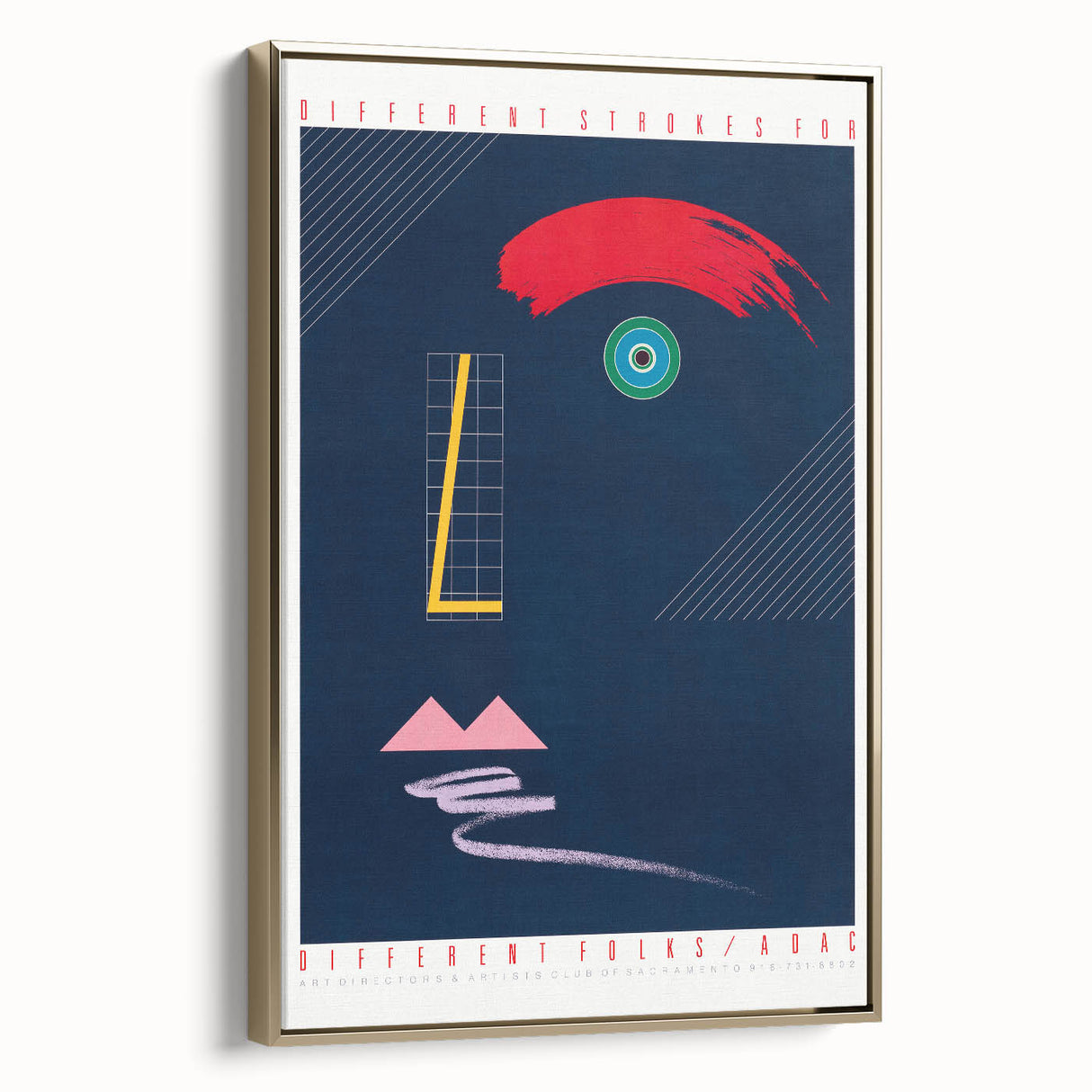 Abstract Modern Art Print - Bold Colors and Geometric Minimalist Design