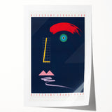 Abstract Modern Art Print - Bold Colors and Geometric Minimalist Design