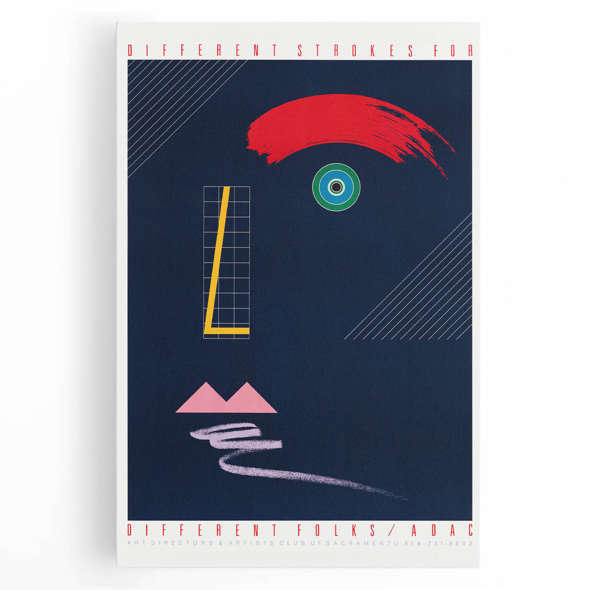 Abstract Modern Art Print - Bold Colors and Geometric Minimalist Design