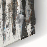 Textured Birch Forest – Modern Abstract Canvas & Framed Art