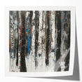 Textured Birch Forest – Modern Abstract Canvas & Framed Art