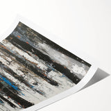 Textured Birch Forest – Modern Abstract Canvas & Framed Art
