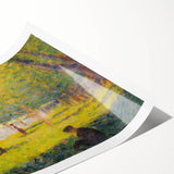 Impressionist Countryside Landscape - Rolling Hills Wall Art Print