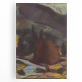 Modern Wall Art - Abstract Mountain Landscape with Earthy Tones