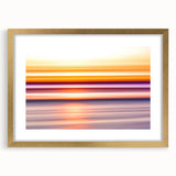 Sunset Light Streaks – Dynamic Abstract Color Motion Wall Art