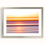 Sunset Light Streaks – Dynamic Abstract Color Motion Wall Art
