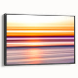 Sunset Light Streaks – Dynamic Abstract Color Motion Wall Art