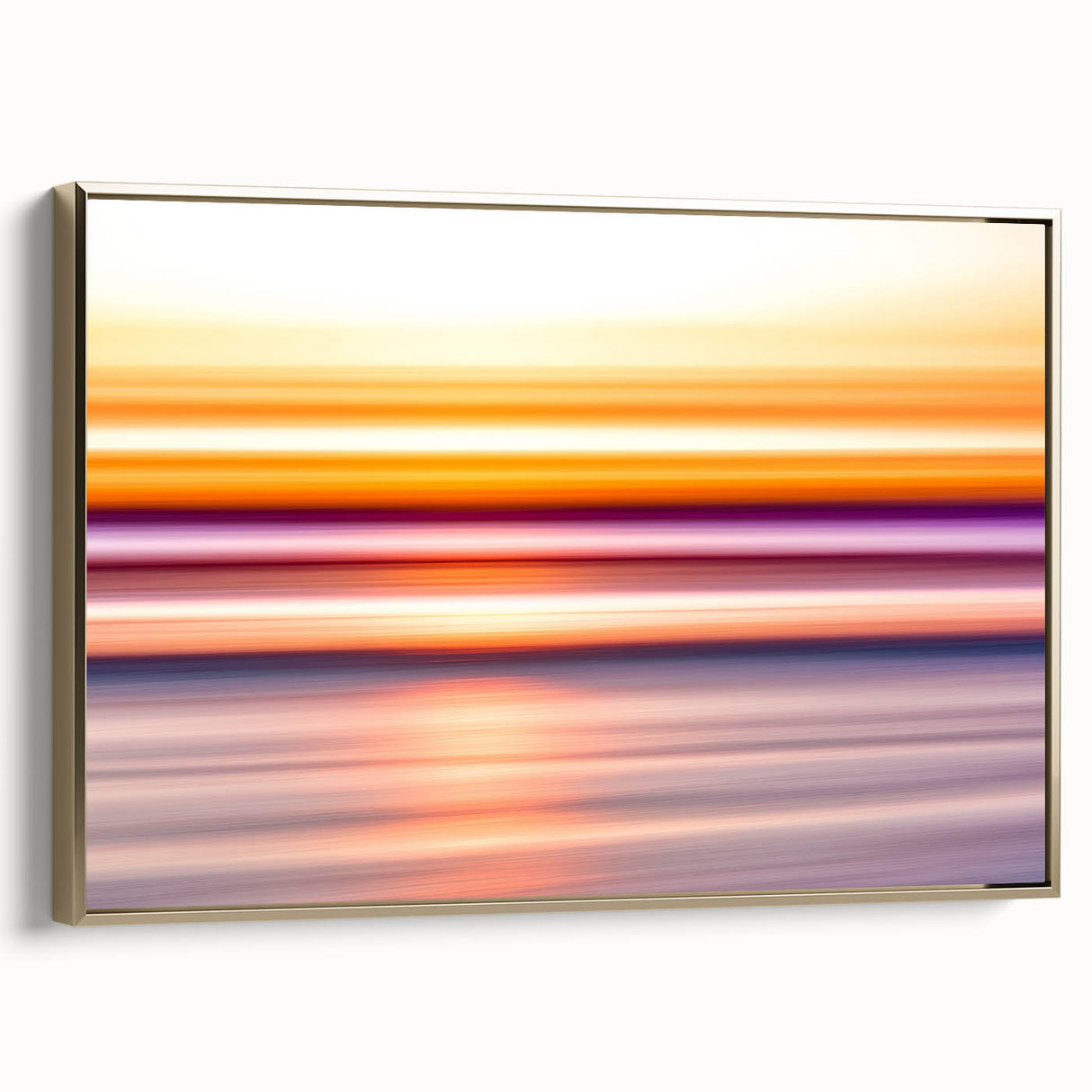 Sunset Light Streaks – Dynamic Abstract Color Motion Wall Art