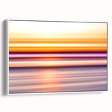 Sunset Light Streaks – Dynamic Abstract Color Motion Wall Art