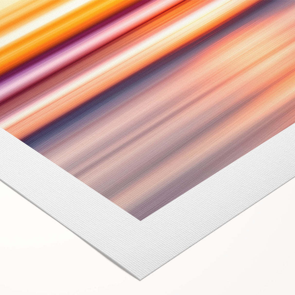 Sunset Light Streaks – Dynamic Abstract Color Motion Wall Art