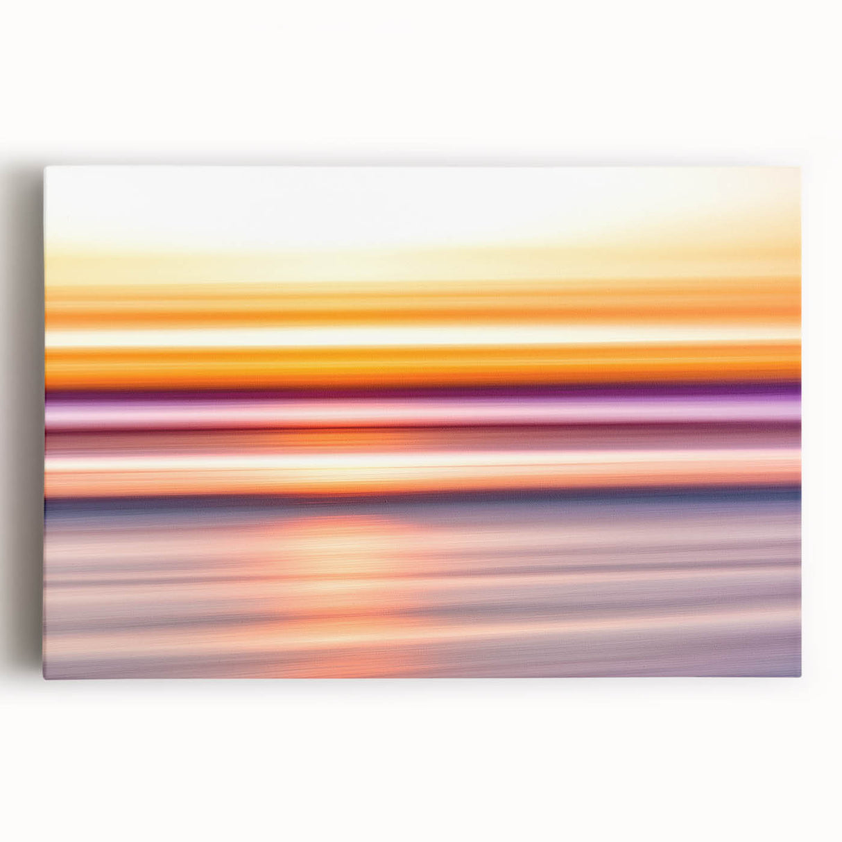 Sunset Light Streaks – Dynamic Abstract Color Motion Wall Art