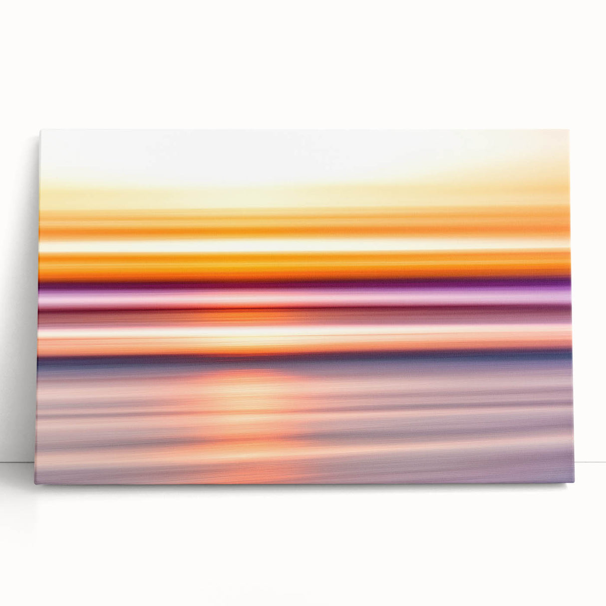 Sunset Light Streaks – Dynamic Abstract Color Motion Wall Art