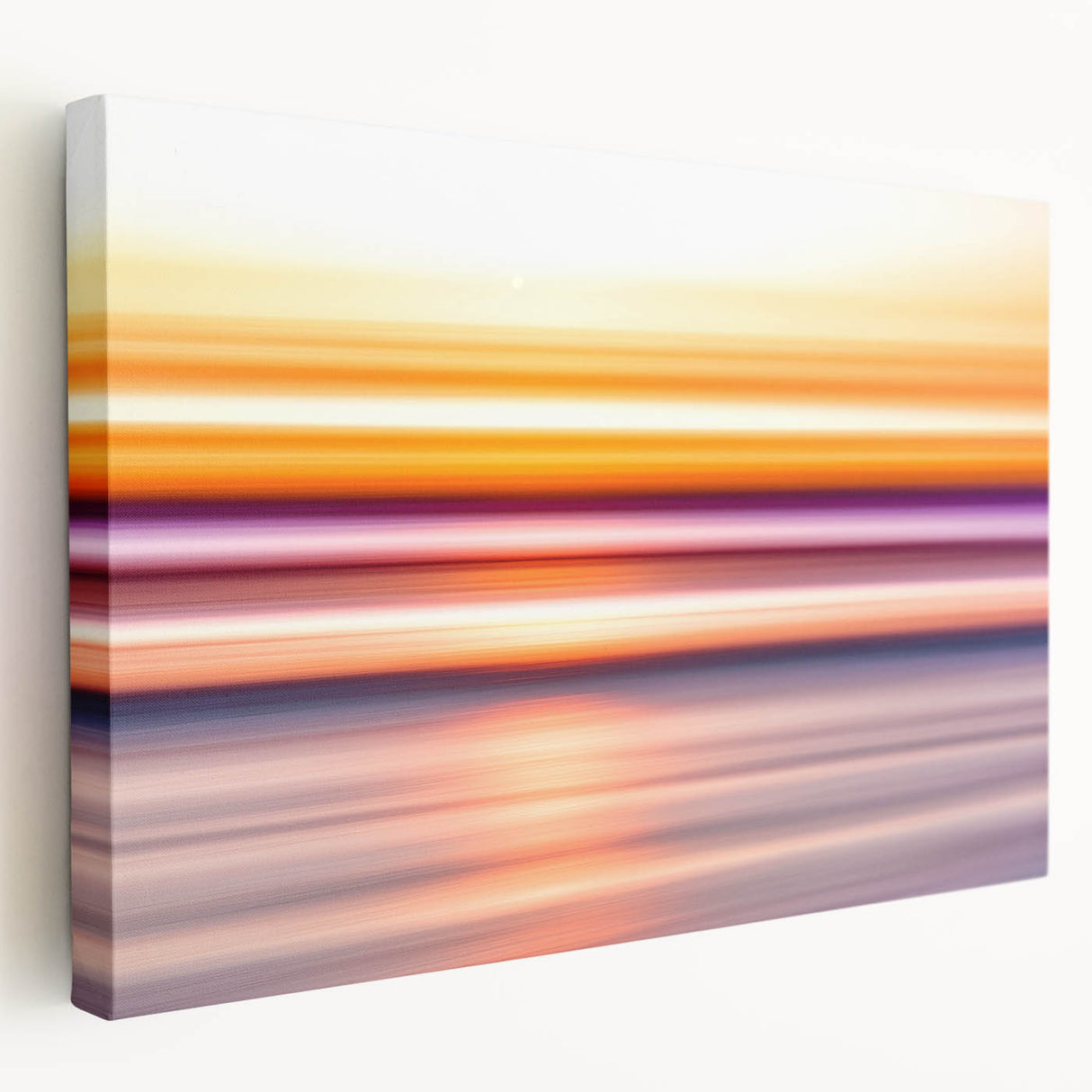 Sunset Light Streaks – Dynamic Abstract Color Motion Wall Art