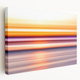 Sunset Light Streaks – Dynamic Abstract Color Motion Wall Art