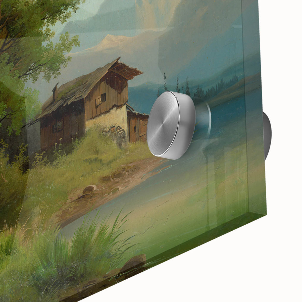 Famous Romantic Era Art: Alpine Landscape - Romanticism Canvas Print