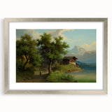 Famous Romantic Era Art: Alpine Landscape - Romanticism Canvas Print