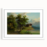 Famous Romantic Era Art: Alpine Landscape - Romanticism Canvas Print
