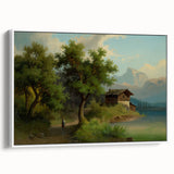 Famous Romantic Era Art: Alpine Landscape - Romanticism Canvas Print