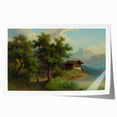 Famous Romantic Era Art: Alpine Landscape - Romanticism Canvas Print