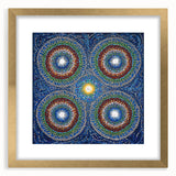 Vibrant Mandala Dot Art – Modern Living Room Canvas Wall Art