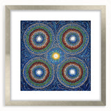 Vibrant Mandala Dot Art – Modern Living Room Canvas Wall Art