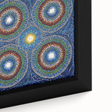Vibrant Mandala Dot Art – Modern Living Room Canvas Wall Art