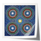 Vibrant Mandala Dot Art – Modern Living Room Canvas Wall Art