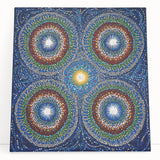 Vibrant Mandala Dot Art – Modern Living Room Canvas Wall Art