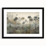 Misty Palm Forest Office Wall Art – Modern Corporate Decor