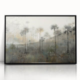 Misty Palm Forest Office Wall Art – Modern Corporate Decor