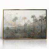 Misty Palm Forest Office Wall Art – Modern Corporate Decor