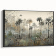 Misty Palm Forest Office Wall Art – Modern Corporate Decor