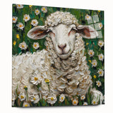 Acrylic glass display showcasing a vibrant animal design from the 48 Animals collection, featuring a side view with intricate details and bold colors, perfect for enhancing modern decor.