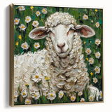 Framed canvas artwork showcasing a vibrant design of 48 animals in silver and gold tones, perfect for adding a touch of elegance to any decor.