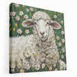 Stretched canvas featuring a vibrant animal-themed design, showcasing detailed illustrations in bold colors, perfect for enhancing home decor or children's rooms.