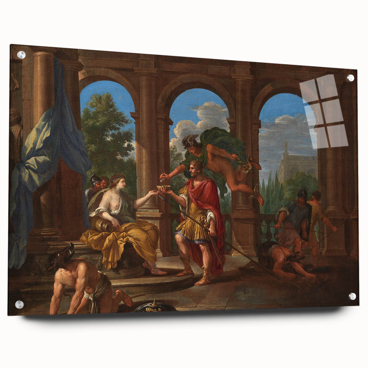 Classic Rococo Art Print – Timeless Antique Design for Home Décor