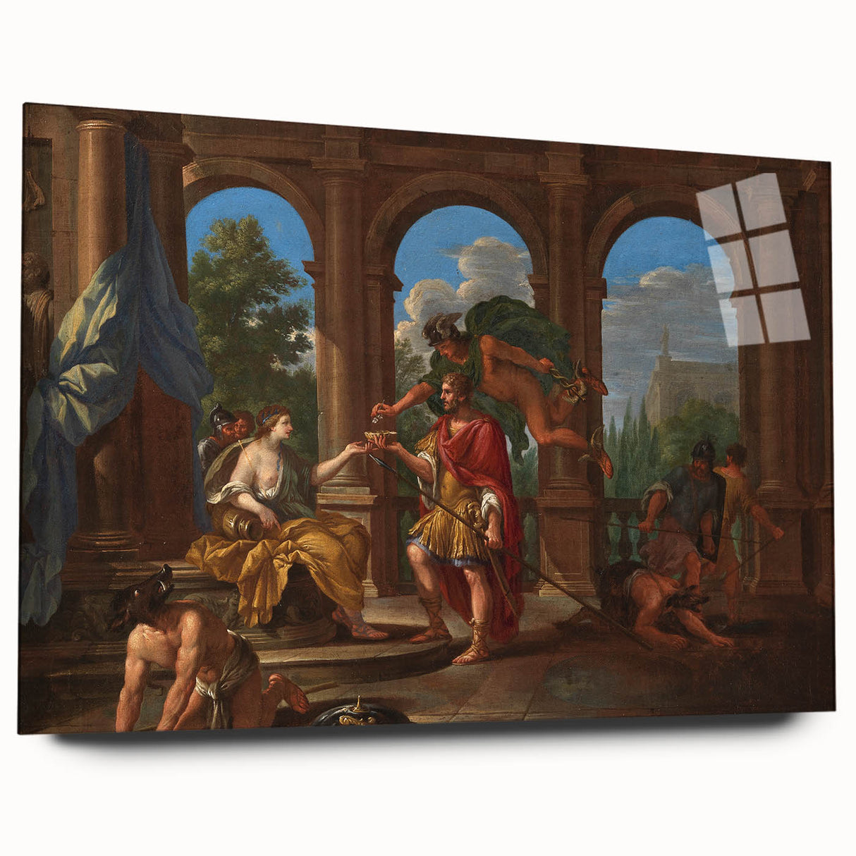 Classic Rococo Art Print – Timeless Antique Design for Home Décor