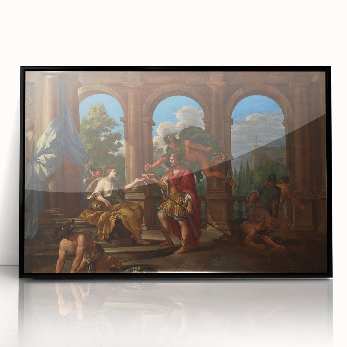Classic Rococo Art Print – Timeless Antique Design for Home Décor