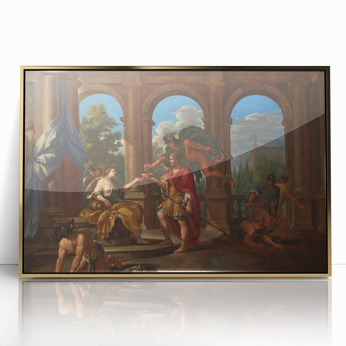 Classic Rococo Art Print – Timeless Antique Design for Home Décor