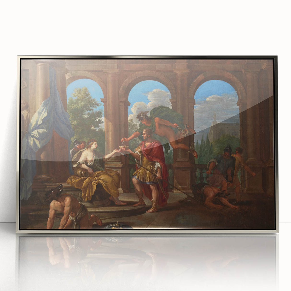 Classic Rococo Art Print – Timeless Antique Design for Home Décor