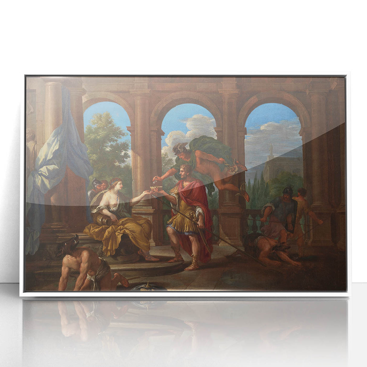 Classic Rococo Art Print – Timeless Antique Design for Home Décor